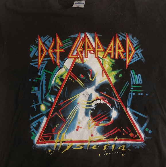 Def Leppard - Hysteria American Tour T-Shirt. Like new! - Picture 1 of 2